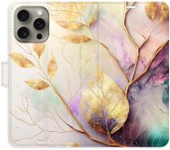 iSaprio Gold Leaves 02 pro iPhone 15 Pro Max - Phone Cover