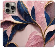 iSaprio Pink Leaves pro iPhone 15 Pro Max - Phone Cover