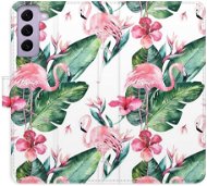 iSaprio Flamingos Pattern pro pro Samsung Galaxy S22 5G - Phone Cover