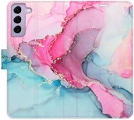 iSaprio PinkBlue Marble pro pro Samsung Galaxy S22 5G - Phone Cover