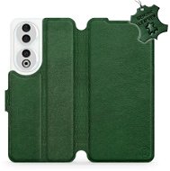 Mobiwear kožené flip pro Honor 90 5G - Zelené - L_GRS - Phone Case