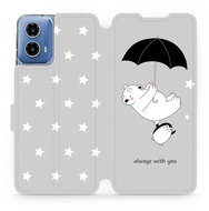 Mobiwear flip knížkové pro Motorola Moto G34 5G - MH08P - Phone Case