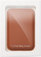  MagSafe Wallet C4M PU Peněženka kompatibilní s MagSafe, hnědá - MagSafe peněženka
