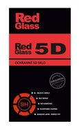 RedGlass Tvrzené sklo iPhone SE 2022 5D černé 87907 - Ochranné sklo