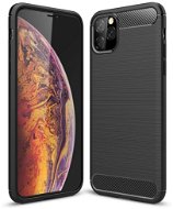Carbon Case Flexible gumové pouzdro na iPhone 11 Pro Max, černé - Phone Case