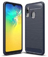 Carbon Case Flexible gumové pouzdro na Samsung Galaxy A20e, modré - Phone Case