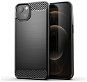 Carbon Case Flexible silikonový kryt na iPhone 13 mini, černý - Phone Cover