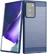 Carbon Case Flexible silikonový kryt na Samsung Galaxy Note 20 Ultra, modrý - Phone Cover