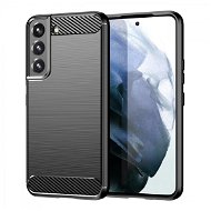 Carbon Case Flexible silikónový kryt na Samsung Galaxy S22 Plus, čierny - Kryt na mobil
