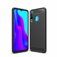 Carbon Flexible gumové pouzdro na Huawei P30 Lite, černé - Phone Case