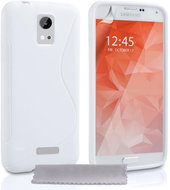 Caseflex gumové pouzdro Gel S-Line na Samsung Galaxy S6 bílé - Phone Case