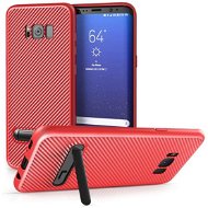 Centopi gumové pouzdro Ultra Thin Slim Carbon na Samsung Galaxy S8 Plus červené - Phone Case