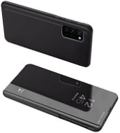 Clear View knížkové pouzdro na Huawei P Smart 2021, černé - Phone Case