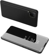 Clear View knížkové pouzdro na Huawei P40 Lite, černé - Phone Case