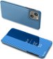 Clear View knížkové pouzdro na iPhone 13 mini, modré - Phone Case