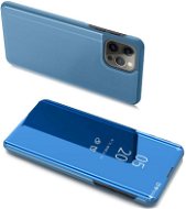 Clear View knížkové pouzdro na iPhone 13 Pro Max, modré - Phone Case