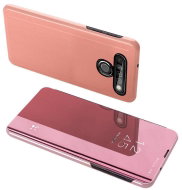 Clear View knížkové pouzdro na LG K61, růžové - Phone Case