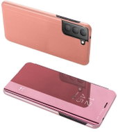 Clear View knížkové pouzdro na LG K62 / K52 / K42, růžové - Phone Case