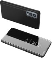 Clear View knížkové pouzdro na OnePlus Nord 2 5G, černé - Phone Case