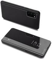 Clear View knížkové pouzdro na Samsung Galaxy A03s, černé - Phone Case