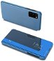 Clear View knižkové puzdro na Samsung Galaxy A03s, modré - Puzdro na mobil