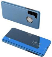 Clear View knížkové pouzdro na Samsung Galaxy A21s, modré - Phone Case