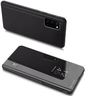 Clear View knižkové puzdro na Samsung Galaxy A32 5G/A13 5G, čierne - Puzdro na mobil