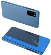 Clear View knižkové puzdro na Samsung Galaxy A72, modré - Puzdro na mobil