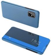 Clear View knižkové puzdro na Samsung Galaxy M31s, modré - Puzdro na mobil