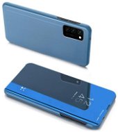 Clear View knižkové puzdro na Samsung Galaxy Note 20, modré - Puzdro na mobil