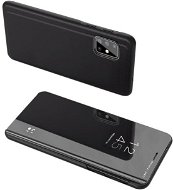 Clear View knižkové puzdro na Samsung Galaxy S20 Ultra, čierne - Puzdro na mobil