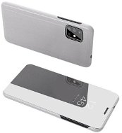 Clear View knižkové pouzdro na Samsung Galaxy S20 Ultra, stříbrné - Phone Case