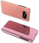 Clear View knížkové pouzdro na Xiaomi Poco X3 NFC / X3 Pro, růžové - Phone Case