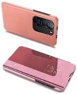 Clear View knížkové pouzdro na Xiaomi Redmi K40 / Poco F3, růžové - Phone Case