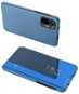 Clear View knížkové pouzdro na Xiaomi Redmi Note 10 Pro, modré - Phone Case