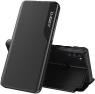 Eco Leather View knížkové pouzdro na Samsung Galaxy A11 / M11, černé - Phone Case