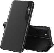 Eco Leather View knížkové pouzdro na Samsung Galaxy A12 / M12, černé - Phone Case