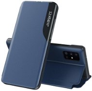 Eco Leather View knížkové pouzdro na Samsung Galaxy A21S, modré - Phone Case