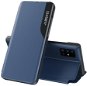 Eco Leather View knižkové puzdro na Samsung Galaxy A21S, modré - Puzdro na mobil