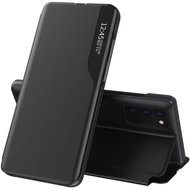 Eco Leather View knížkové pouzdro na Samsung Galaxy A52 5G/4G, černé - Phone Case