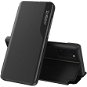 Eco Leather View knižkové puzdro na Samsung Galaxy A72, čierne - Puzdro na mobil