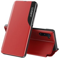 Eco Leather View knížkové pouzdro na Samsung Galaxy Note 10, červené - Phone Case