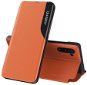 Eco Leather View knížkové pouzdro na Samsung Galaxy Note 10, oranžové - Phone Case