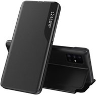 Eco Leather View knížkové pouzdro na Samsung Galaxy S20 Ultra, černé - Phone Case