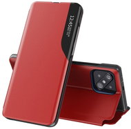 Eco Leather View knížkové pouzdro na Xiaomi Mi 11, červené - Phone Case
