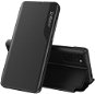 Eco Leather View knižkové puzdro na Xiaomi Poco M3/Redmi 9T, čierne - Puzdro na mobil