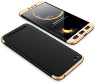GKK 360 Full Body plastové pouzdro na Xiaomi Redmi 5A, černé/zlaté - Phone Case