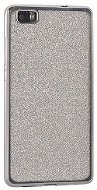 Glitter silikónový kryt na Huawei P9 Lite, strieborný - Kryt na mobil
