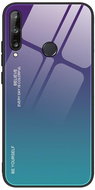 Gradient Glass plastový kryt na Huawei P40 Lite E, modrý/fialový - Phone Cover
