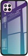 Gradient Glass plastový kryt na Samsung Galaxy A51, modrý/fialový - Phone Cover